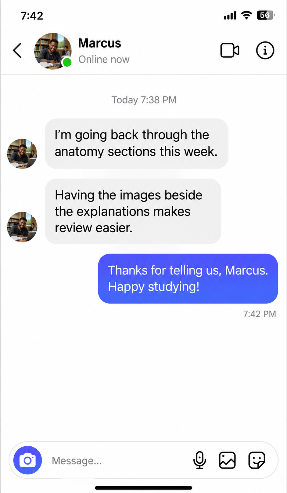 Student feedback