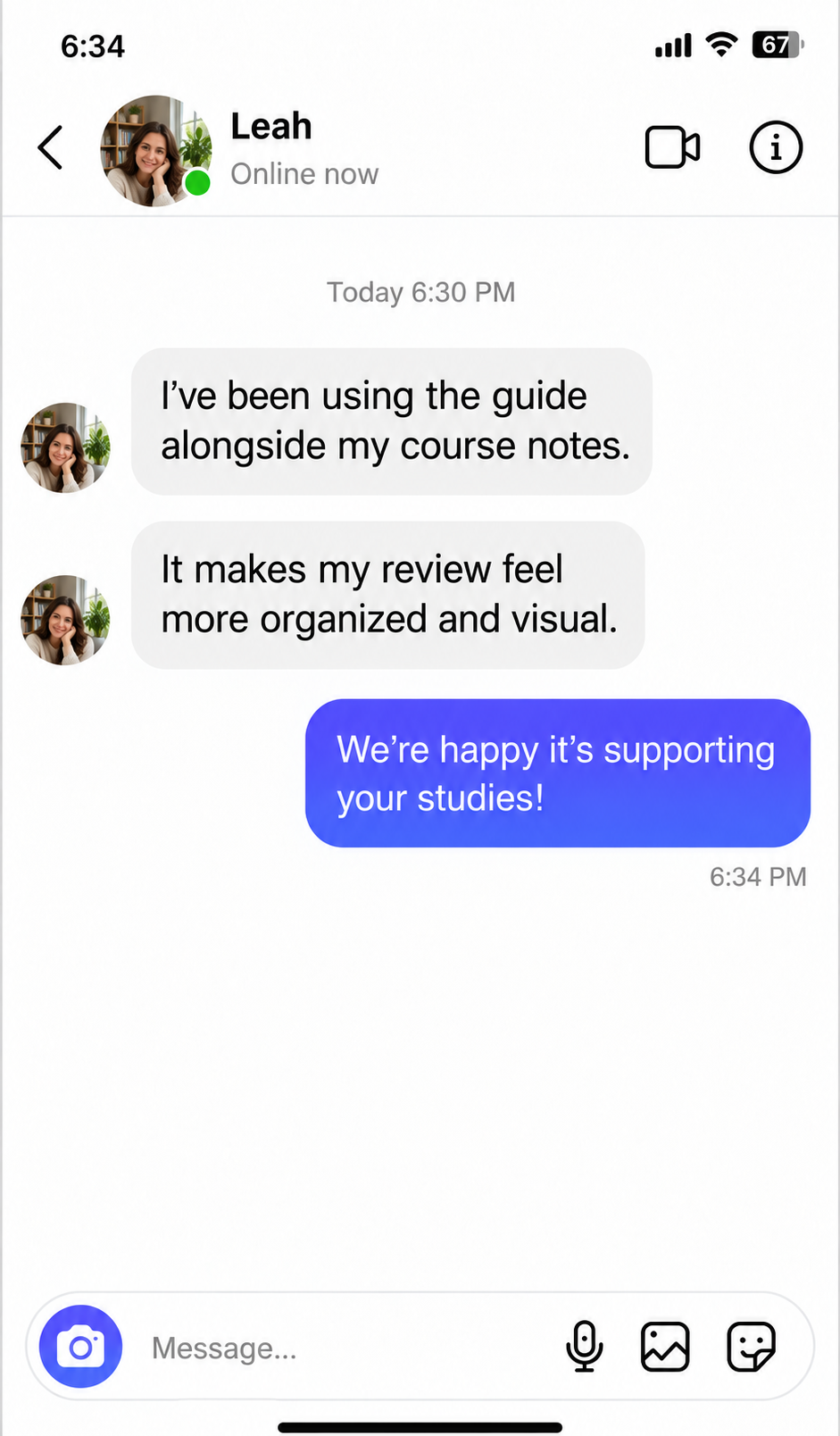 Student feedback